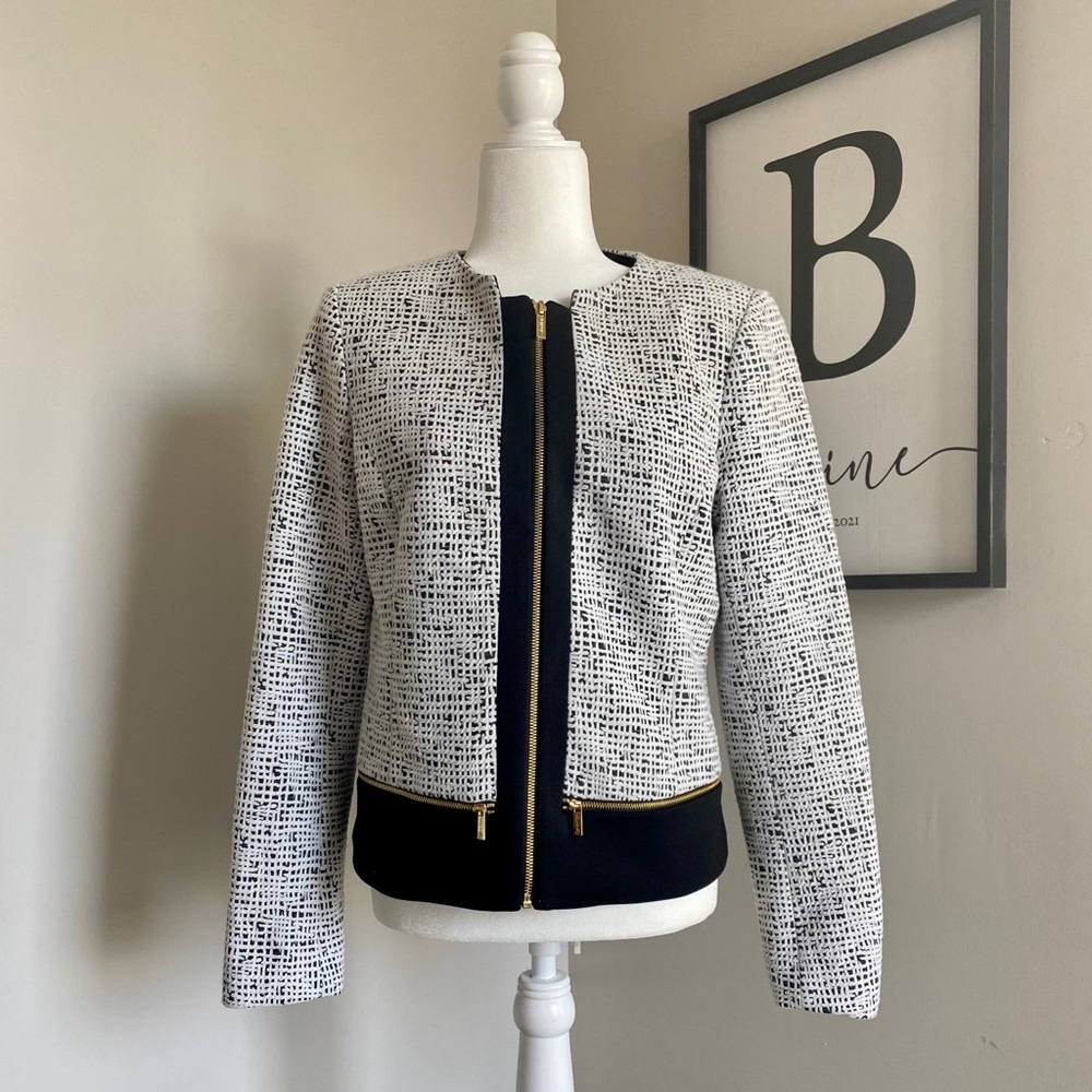 Calvin Klein Women’s Zip up Blazer